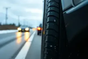 detalhe no pneu